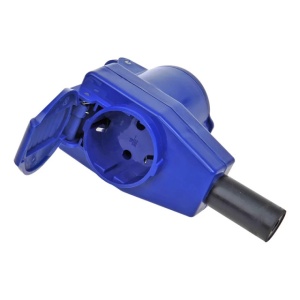 Conector înclinat CEE + priză Schuko - Img 2