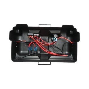 Cutie baterie auto cu voltmetru 12V, intrerupator alimentare 100A, siguranta 30A, priza bricheta, afisaj LCD, 2xUSB 360x180x235mm - Img 10