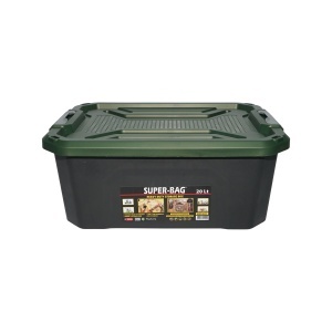 Cutie, lada depozitare heavy duty 20L cu capac, verde 490x380x200mm Breckner Germany