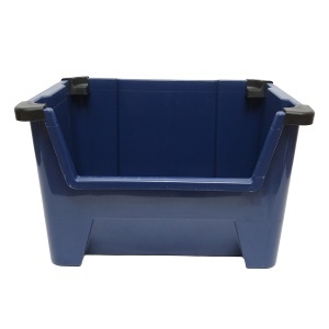 Cutie plastic depozitare 430x325x300mm albastra