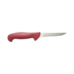 Cutit dezosat ingust profesional 13cm, lama otel 5Cr15MoV, maner Nylon rosu Breckner Germany - Img 3