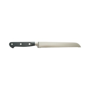 Cutit paine profesional 22cm, lama otel 5Cr15MoV, maner ABS negru Breckner Germany - Img 3
