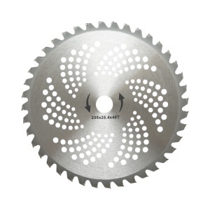 Disc circular vidia 255x25.4x1.3mm, 40 dinti pentru motocoasa de umar THOR - Img 1