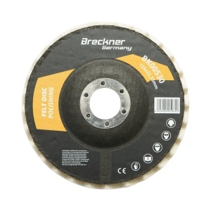 Disc pasla lamelar polisare 125x6x22.23mm, lustruire si finisare metal, inox, aluminiu Breckner Germany - Img 2