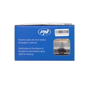 Dispozitiv spalare pahare PNI GW200 pentru bar, restaurant, bucatarie, clatire si spalare rapida, jet cu presiune, racord flexibil inclus, plastic ABS si otel inoxidabil, negru - Img 8