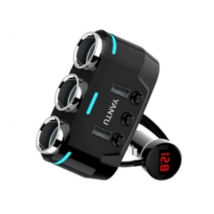 Distribuitor 12/24V - 3 prize + 2 USB cu incarcator - Img 4