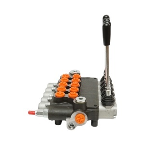 Distribuitor hidraulic 5 manete, debit 80L/min, presiune 200 bar Breckner Germany - Img 2