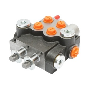 Distribuitor hidraulic cu 2 manete, lungime cablu 2.5m, presiune 250 bar, debit 40L/min Breckner Germany - Img 8