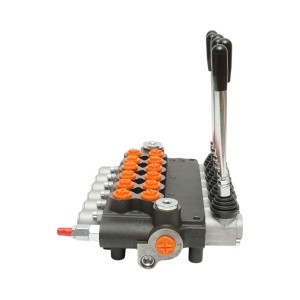 Distribuitor hidraulic cu 6 manete incluse debit 80L/min, 15 /+80 Breckner Germany - Img 3