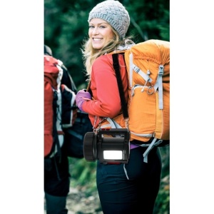 DOOMSTER TREKK: Proiector LED reincarcabil 10W cu doua laterale tip lanterna. Power bank USB - Img 6