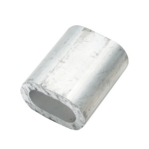 Ferula/bucsa de presare din aluminiu pentru cablu troliu 13 mm