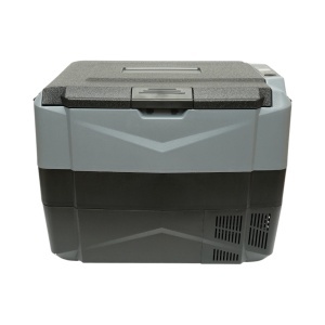Frigider auto 45L cu compresor 12V-24V-220V, 60W, afisaj LCD, zona dubla de racire, USB 630x390x490mm - Img 4