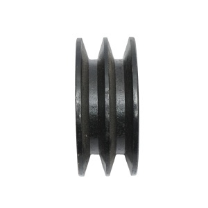 Fulie 2 caneluri pentru motor ax cu pana 25mm, motor 13 CP - Img 3