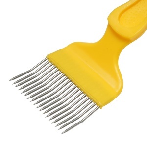 Furculita descapacit din inox cu maner din plastic 215mm - Img 3