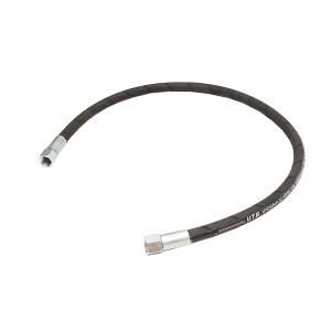 Furtun presiune 2SN DN10 sertizat cu capete fixate hidraulic L = 1000 mm (Reductie M20X20) - Img 3