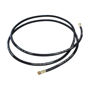 Furtun presiune 2SN DN10 sertizat cu capete fixate hidraulic L = 4000 mm (Reductie M20X20) - Img 3