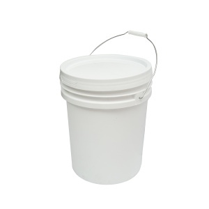 Galeata rotunda din plastic 20L cu capac pentru miere de albine - Img 3