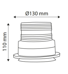 Girofar 12/24V LED SMD cu magnet - Img 2