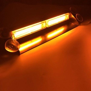 Girofar de parbriz LED suport ventuze 12-24V - Img 5