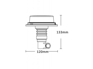 Girofar LED SMD ,12-24 V - Img 2