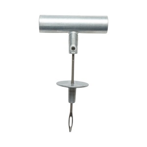 Instrument vulcanizare tip ac cu maner metalic T pentru inserare snur anvelope - Img 2