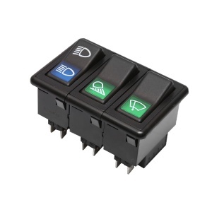 Intrerupator triplu lumini faza pentru John Deere SJ30833 - Img 2