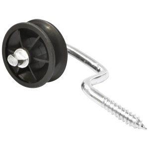 Izolator negru cu fanta fi 6.9mm 107x54mm gard electric Thor - Img 2