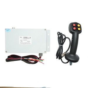 Joystick electric 4 butoane cu modul de comanda 24V - Img 2