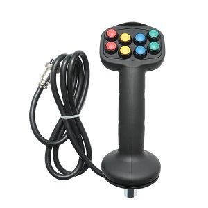 Joystick electric 8 butoane cu modul de comanda 24V - Img 4