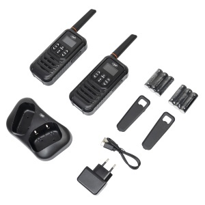 Kit 6 statii radio portabile PNI PMR R80 PRO 0.5W, 16 canale, Waterproof IP67, cu lanterna LED, buton SOS, VOX, USB-C - Img 11