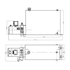 Kit complet instalatie basculare cilindru, suport metalic si pompa 12T Breckner Germany - Img 15