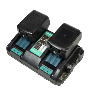 Kit incarcator dublu cu acumulatori PNI DCH218, cu doua porturi USB, include 2 acumulatori 18V 5Ah - Img 6
