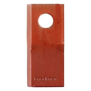 Lama torsionata, sens de rotatie dreapta pentru cositoare rotativa 107x48x4mm 18,5mm Breckner Germany