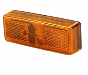 Lampa de gabarit portocalie