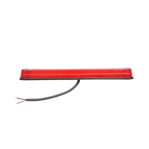 Lampa gabarit laterala LED NEON 12-24V rosie slim 235x26.5x21mm Breckner Germany - Img 4