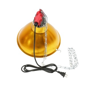 Lampa incalzire 30cm cu infrarosu pentru pui, animale, 230V - Img 3