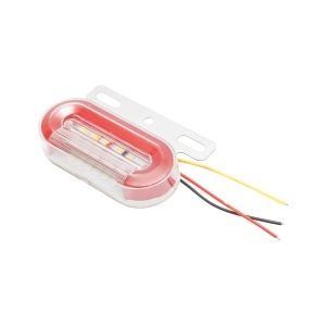 Lampa laterala de gabarit rosu-alb cu 6 LED-uri 24V Breckner Germany - Img 3