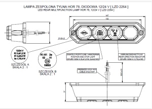 Lampa LED multifunctionala - H78 rosu-galben - Img 2