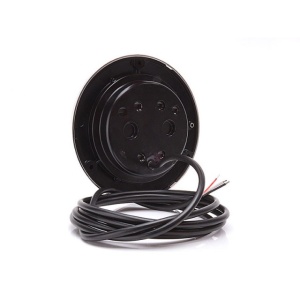Lampa led rosie ROTUNDA 2 FUNCTII LUMINOASE fi 25 cm - Img 2