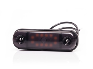 Lampa marcaj BLACK cu lumina alba 12 LEDURI 12/24V - Img 3