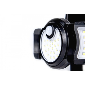 Lampa solara, 112 x LED, cu senzor de miscare, 3 capete rotative 360° - Img 8