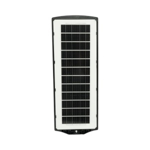Lampa solara LED iluminat stradal 300W cu panou solar 15W, baterie LiFePO4 12000mAh, senzor miscare, telecomanda, prindere stalp IP67 Breckner Germany - Img 3