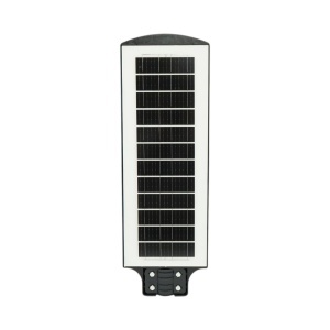 Lampa solara LED iluminat stradal 300W cu panou solar 18W, baterie LiFePO4 16000mAh, senzor miscare, telecomanda, prindere stalp IP65 Breckner Germany - Img 3