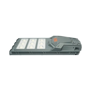 Lampa solara LED iluminat stradal 300W cu panou solar 20W, baterie LiFePO4 15000mAh, senzor miscare, telecomanda, prindere stalp IP65 Breckner Germany - Img 7