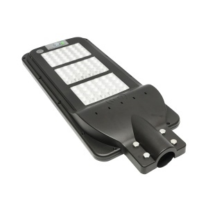 Lampa solara LED iluminat stradal 70W, 6500K cu panou solar, senzor miscare si telecomanda IP65 Breckner Germany