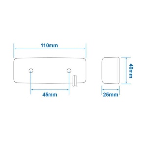 Lampa spate led 12/24V 110x40mm - Img 5