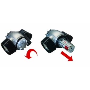 Lanterna frontala LED 1W cu functie de semnalizare (flash) - Img 4