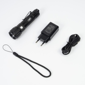 Lanterna PNI Adventure FDW25 cu LED, 800lm, aluminiu, acumulator 3000 mAh, distanta 200 metri - Img 6