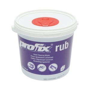 Lavete umede profesionale abrazive 30x26cm curatare maini, unelte, piese 72 buc/set Profix Rub - Img 2