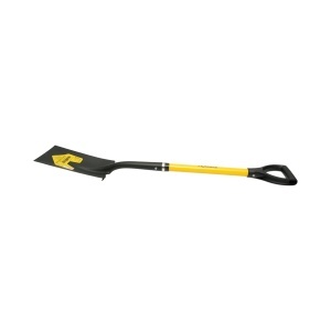 Lopata otel dreapta 175x285x1020mm, coada din fibra de sticla cu maner D Crownman - Img 3
